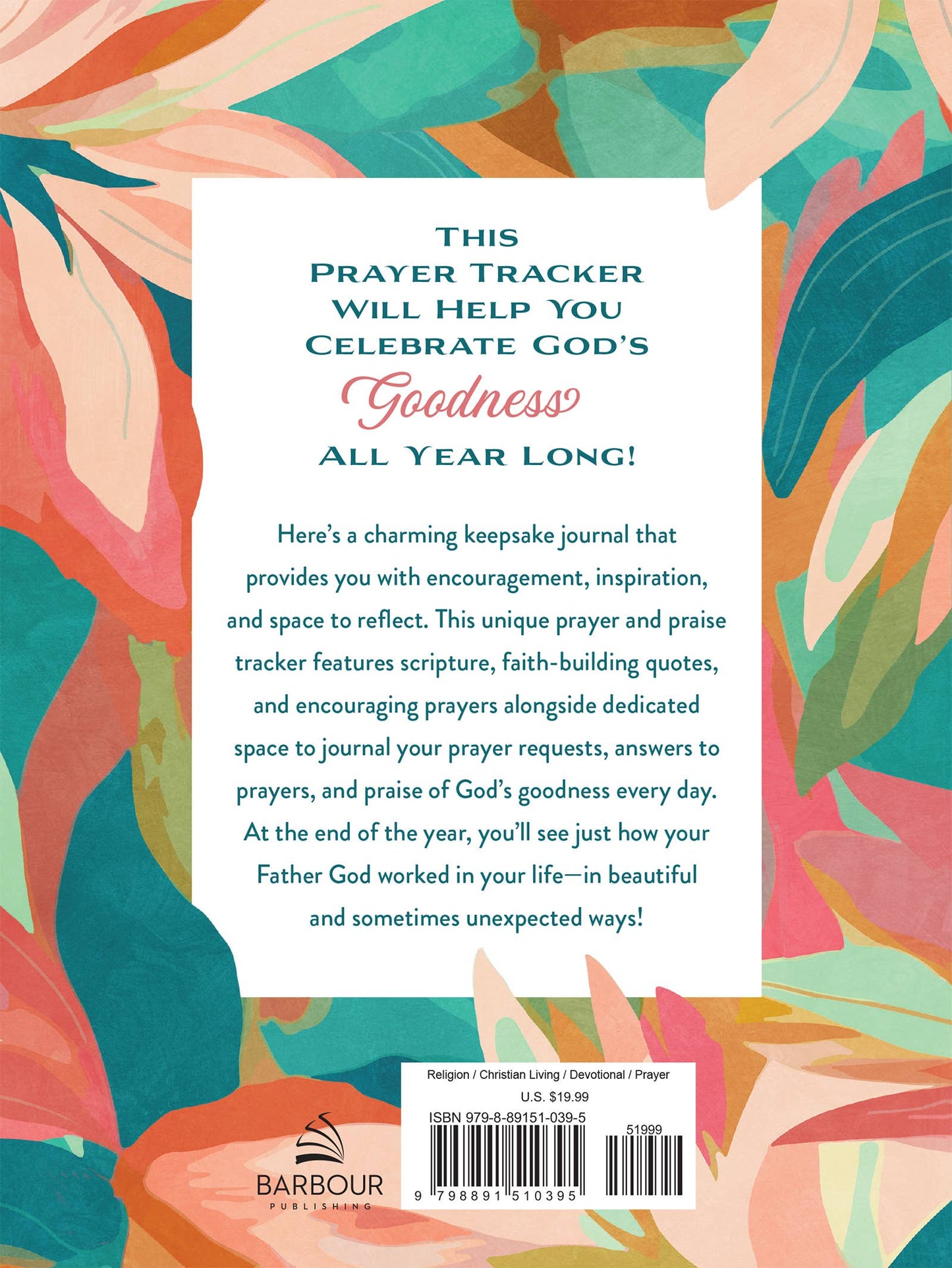 A Year of God's Goodness:A Prayer & Praise Tracker for Women - With Purpose Boutique