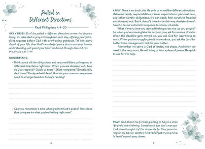 The 5-Minute Bible Study Journal for a Less Stressed Life - With Purpose Boutique