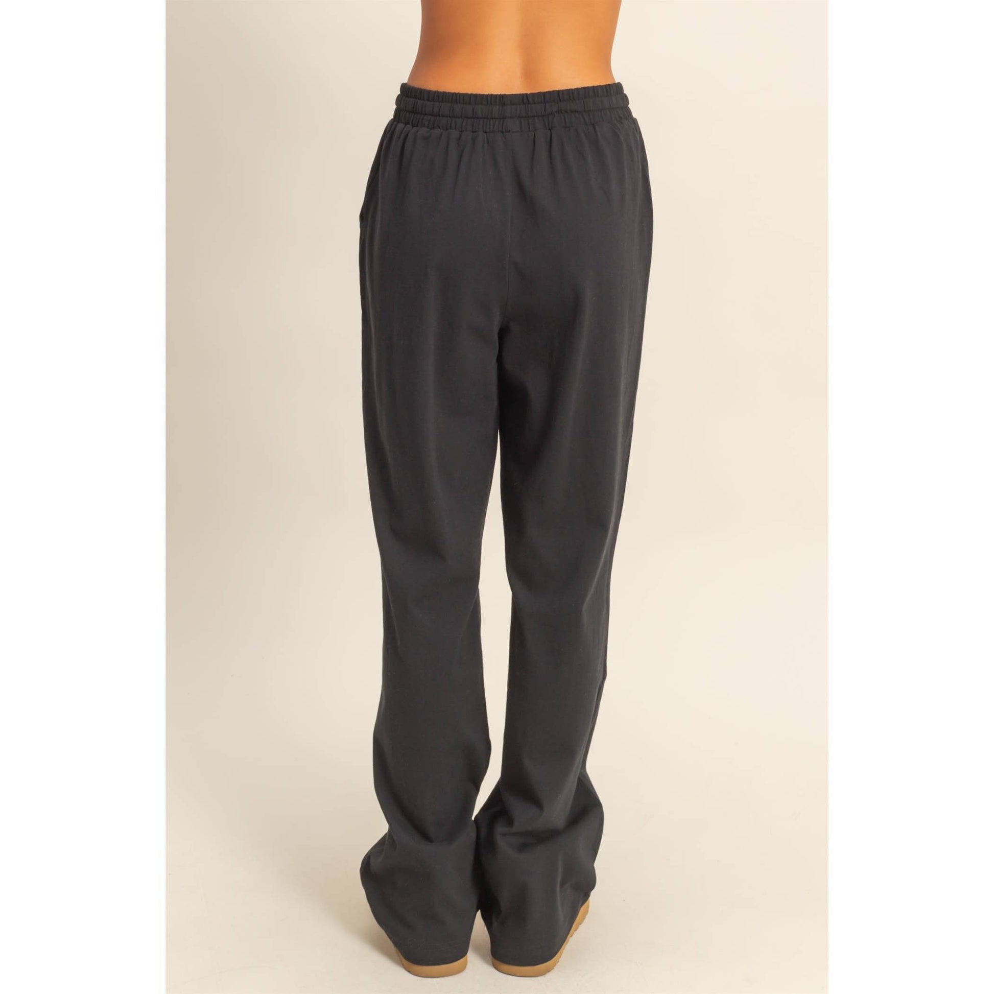 Drawstring High-Waisted Pants - With Purpose Boutique