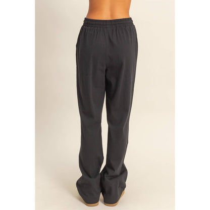 Drawstring High-Waisted Pants - With Purpose Boutique