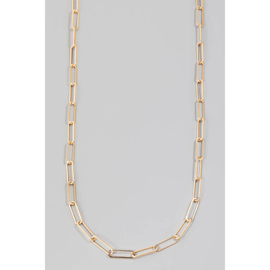 toggle long gold chain necklace