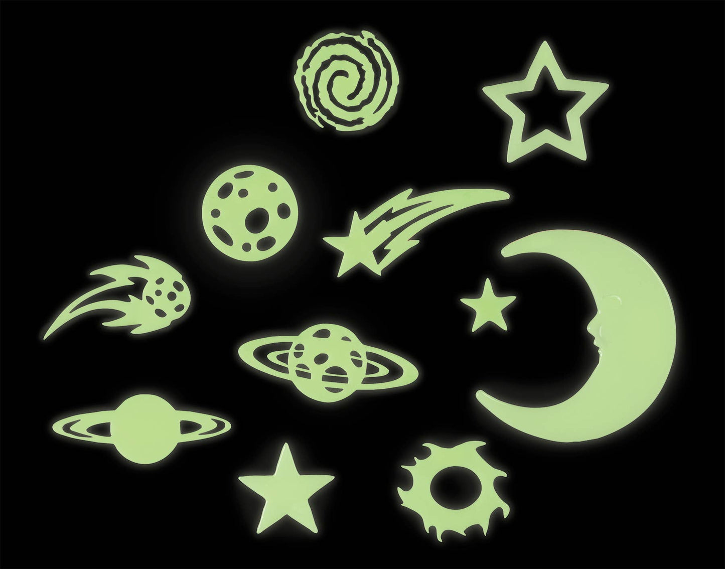 Cosmic Glow Stars Room Decor - Glow Stickers