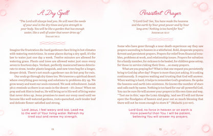 Prayer book page with text and decorative elements on a pink background