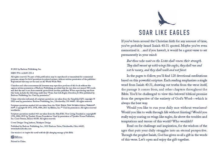 Soar Like Eagles : Devotions for Men