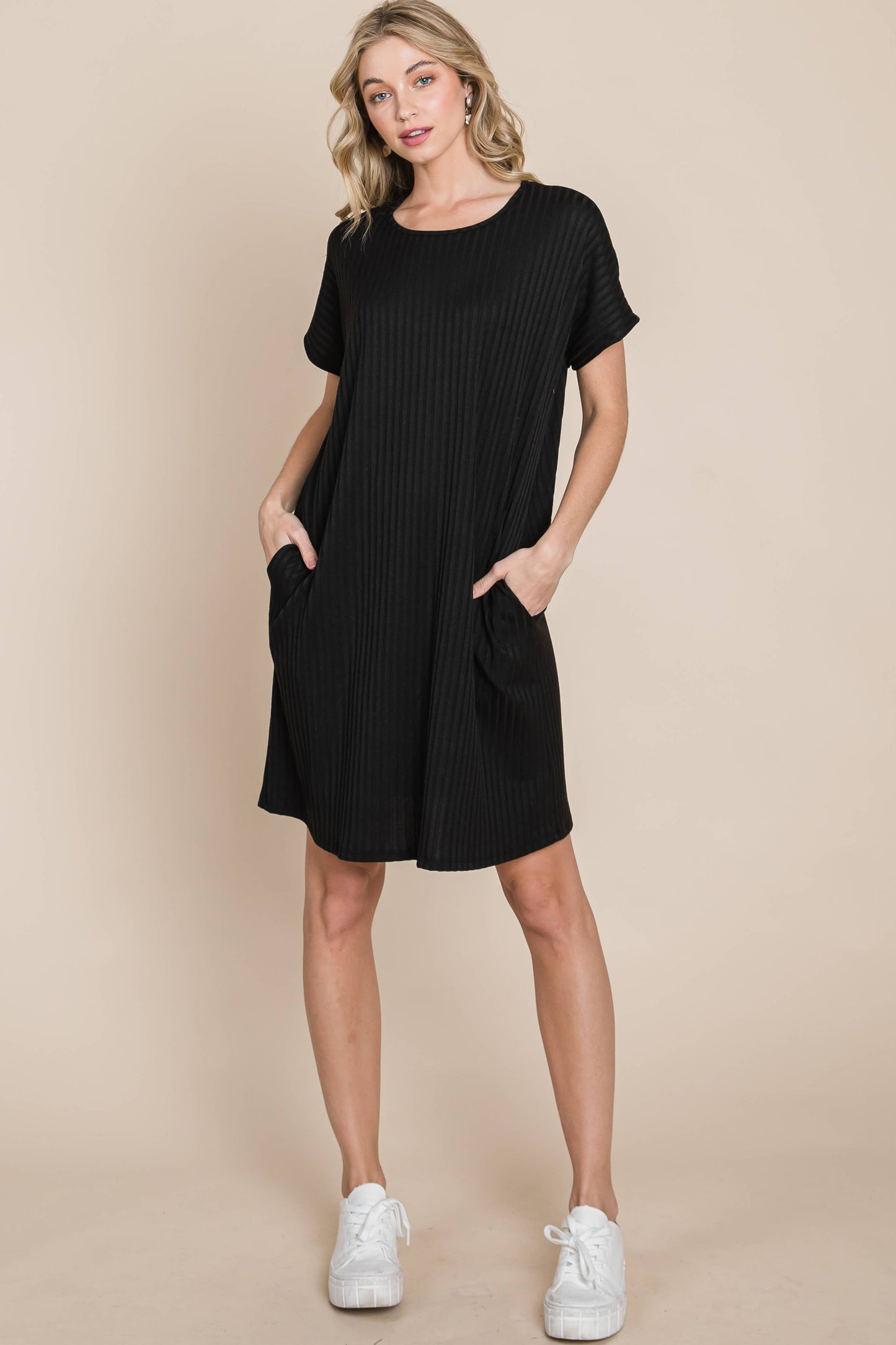 RIB KNIT DRESS - With Purpose Boutique
