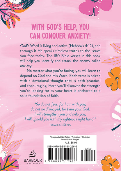 180 Bible Verses for Conquering Anxiety for Teen Girls - With Purpose Boutique