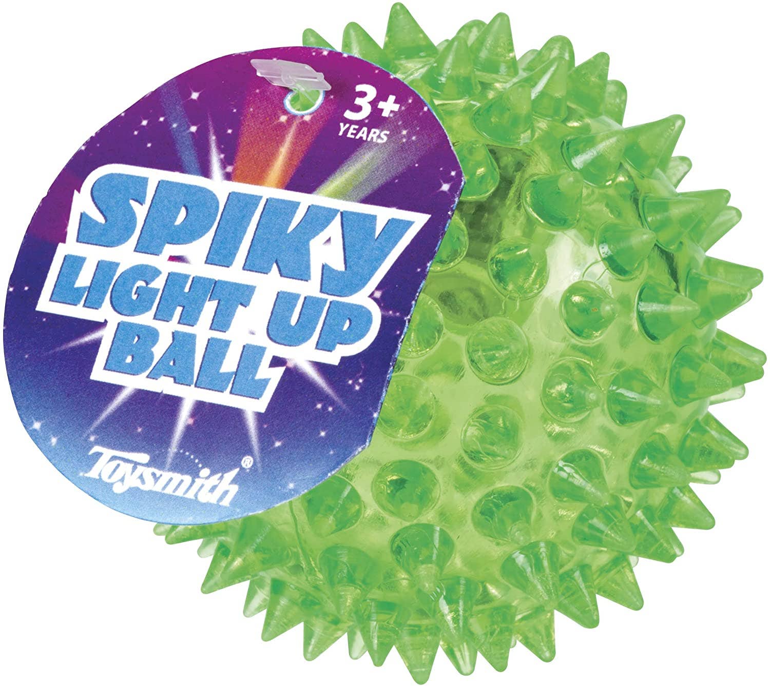 Flashing Spiky Ball, Bouncy, Squeezy, Tactile Toy - With Purpose Boutique