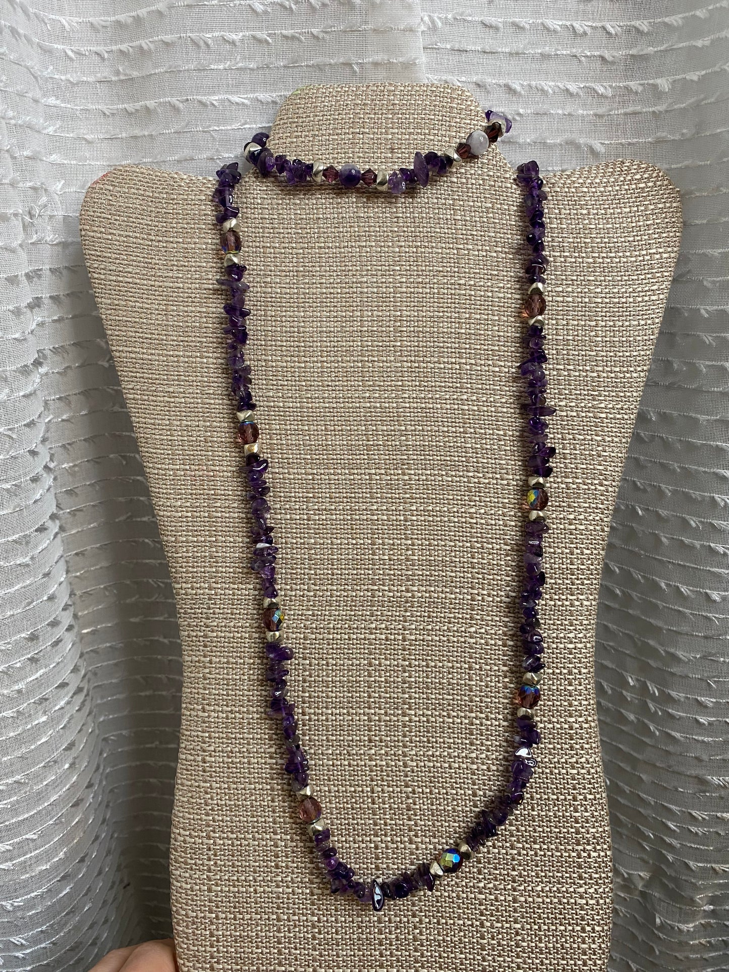 Amethyst Handcrafted Stone Set