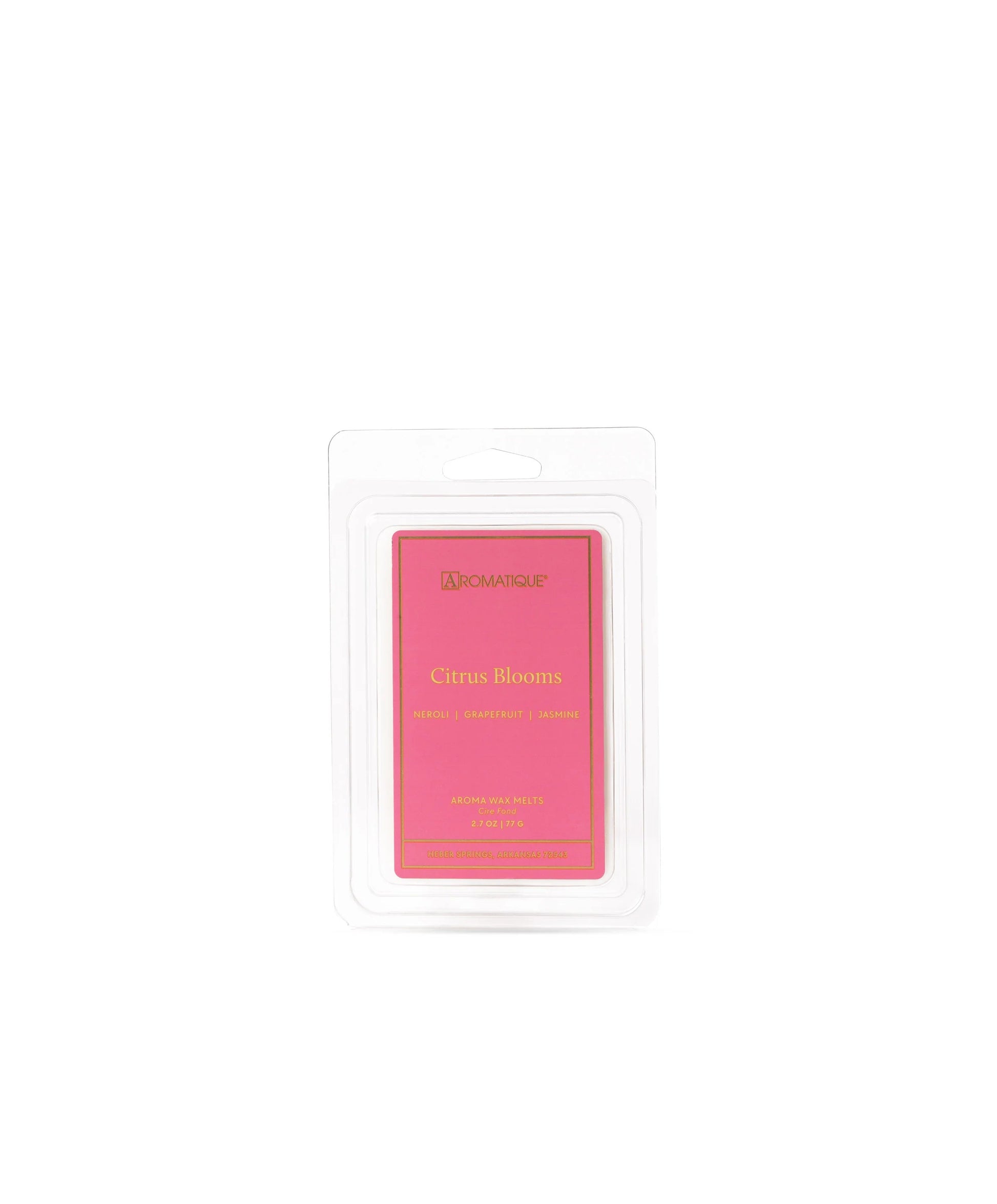 Citrus Bloom Wax melt container on white background