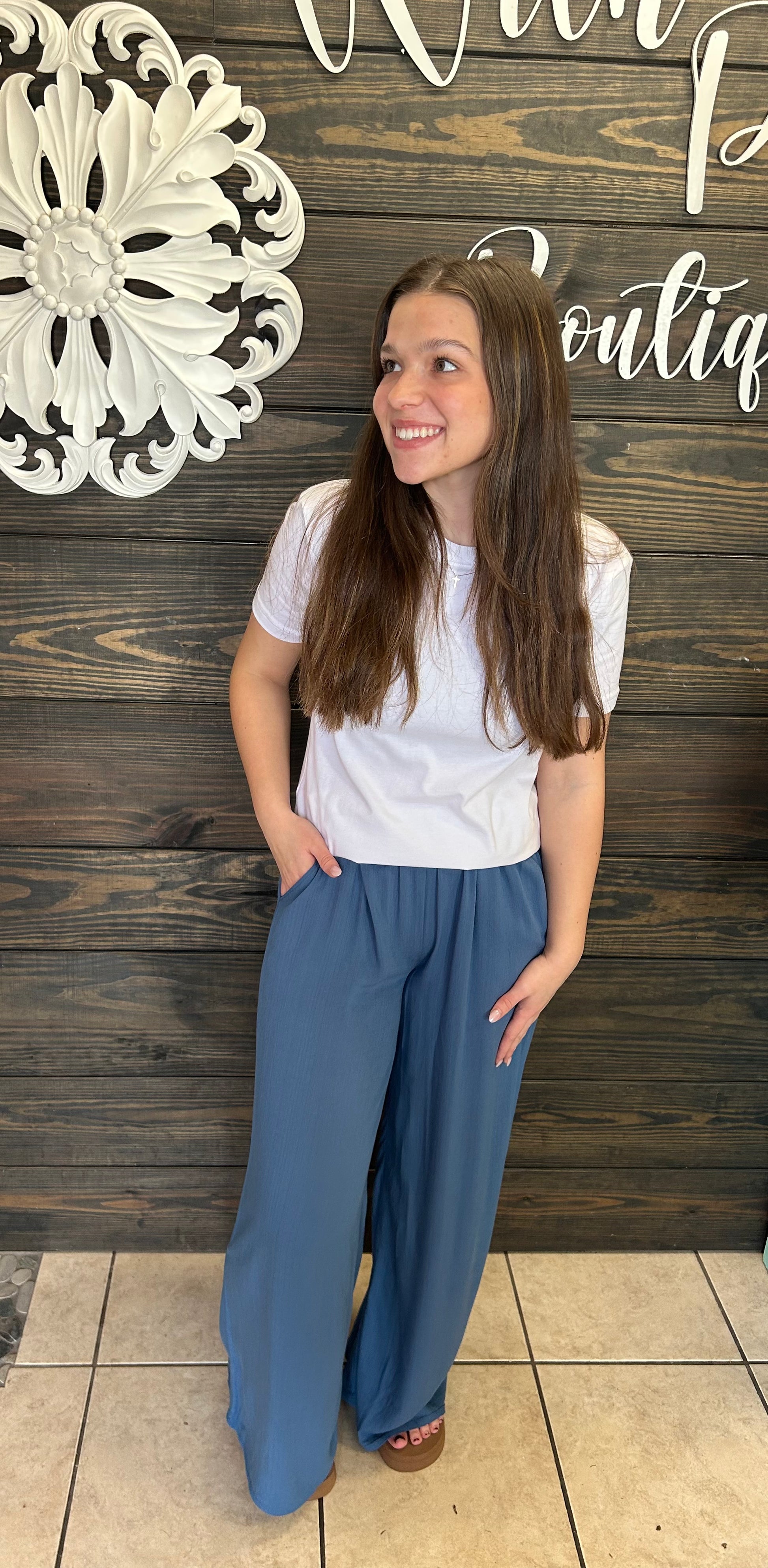 Relaxed fit, pull on, wide leg, lightweight pants.100% rayon