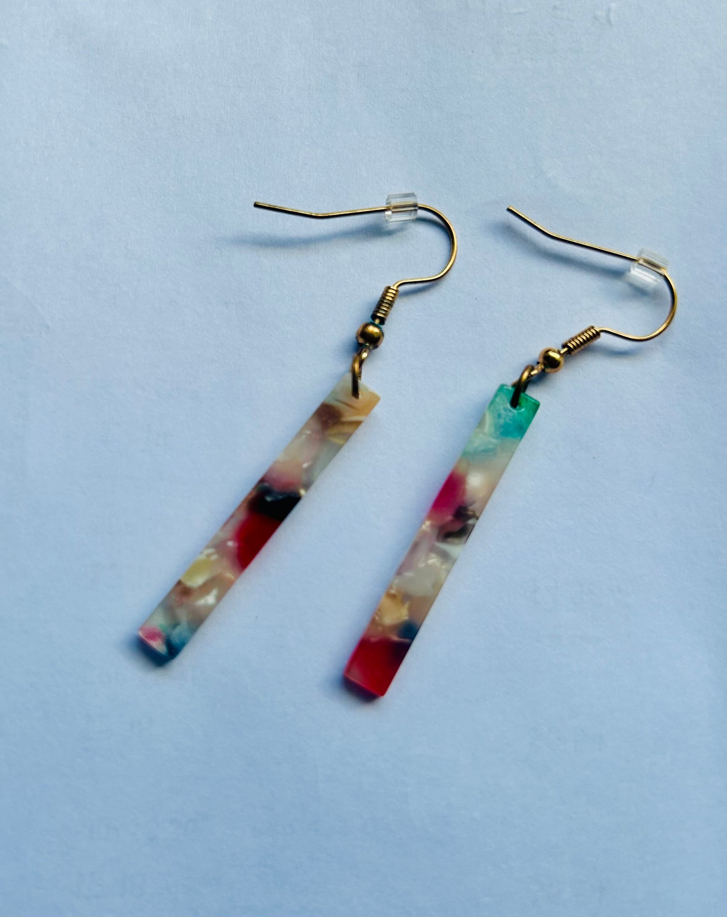 Sticks Resin Earrings