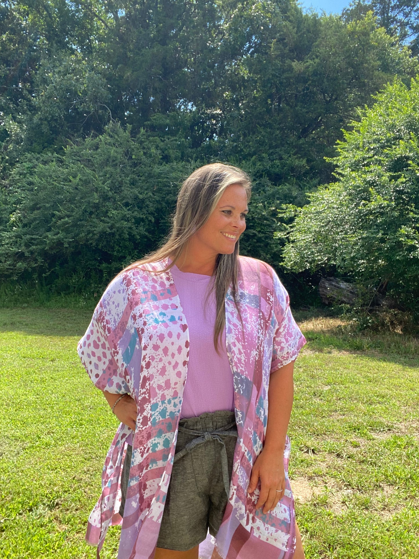 Color Splatter Kimono