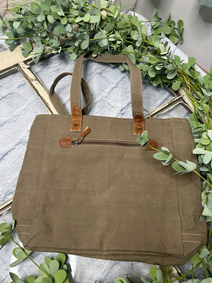 Plain Anchor Canvas Tote