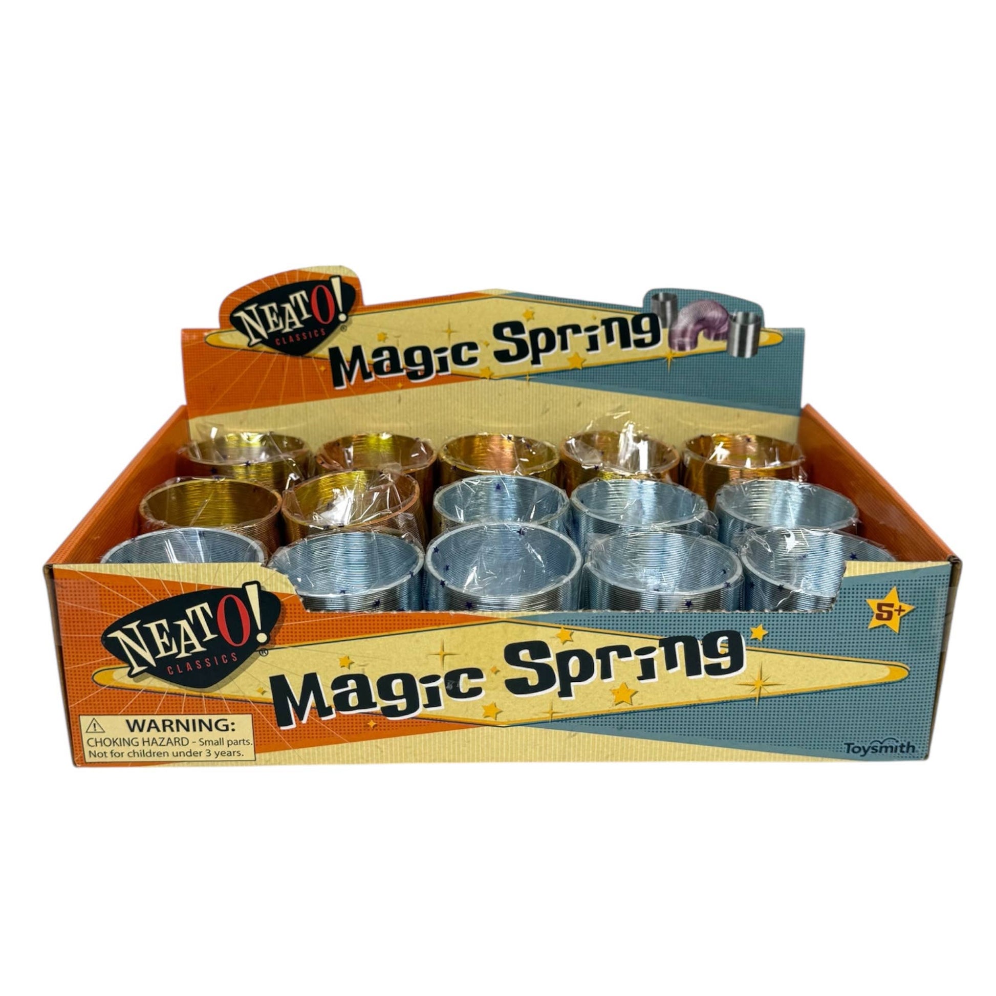 Box of Magic Springs by Neato Toys on a white background