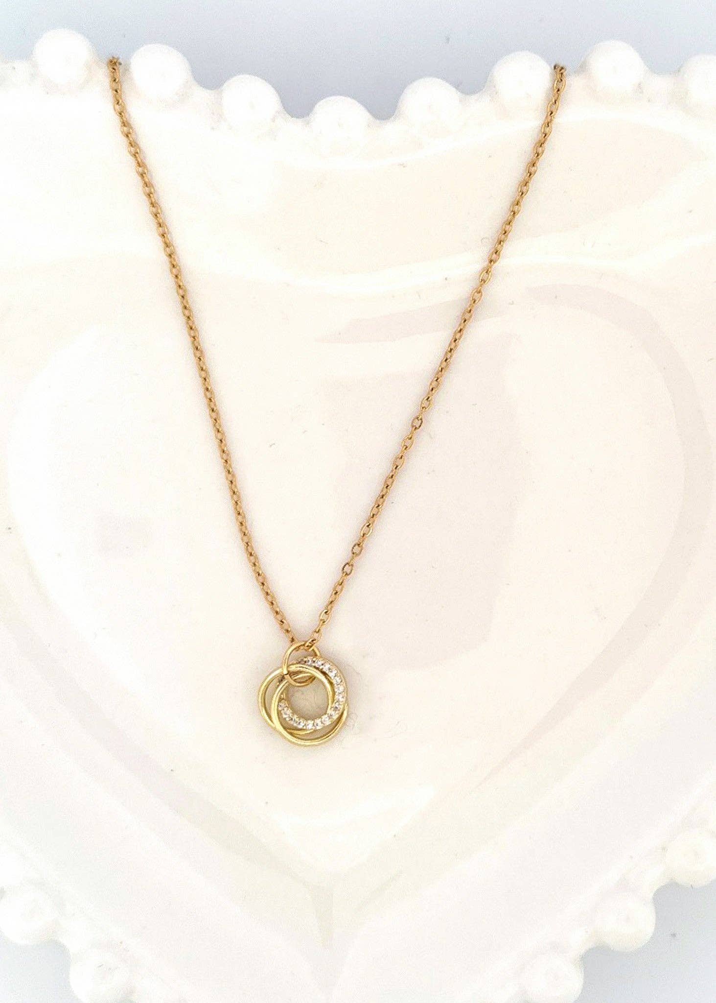 Interlocking Circle of Love Necklace - With Purpose Boutique