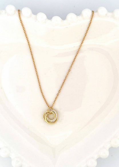 Interlocking Circle of Love Necklace - With Purpose Boutique