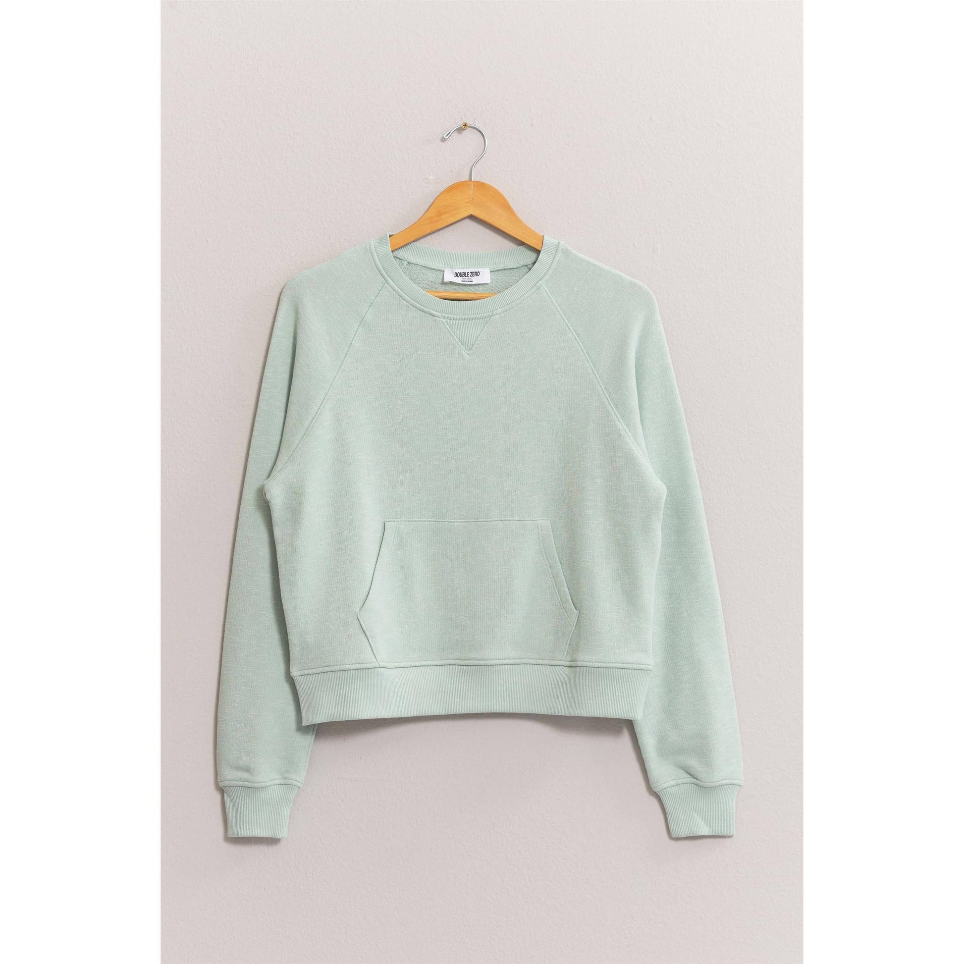 Raglan Sleeve Pocket Sweatshirt - With Purpose Boutique
