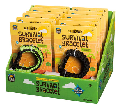 Outdoor Discovery Survival Bracelet With Whistle - With Purpose Boutique
