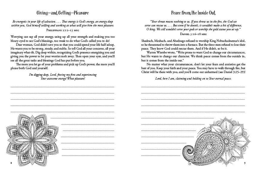 Worry Less, Pray More : A Devotional Coloring Journal - With Purpose Boutique