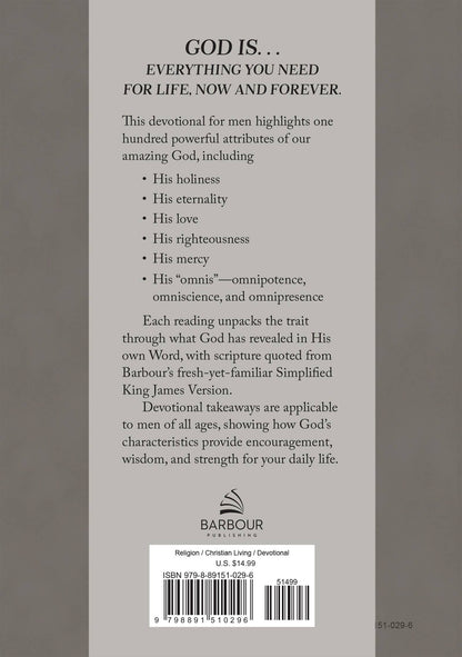 God Is. . .All You Need : 100 Devotions for Men - With Purpose Boutique