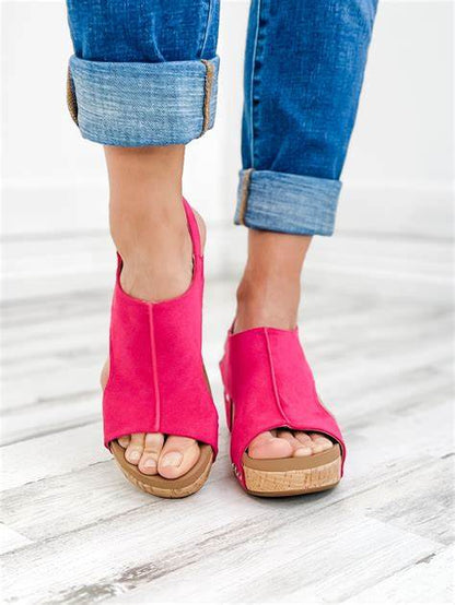 Corky's Carly Fuchsia Wedges