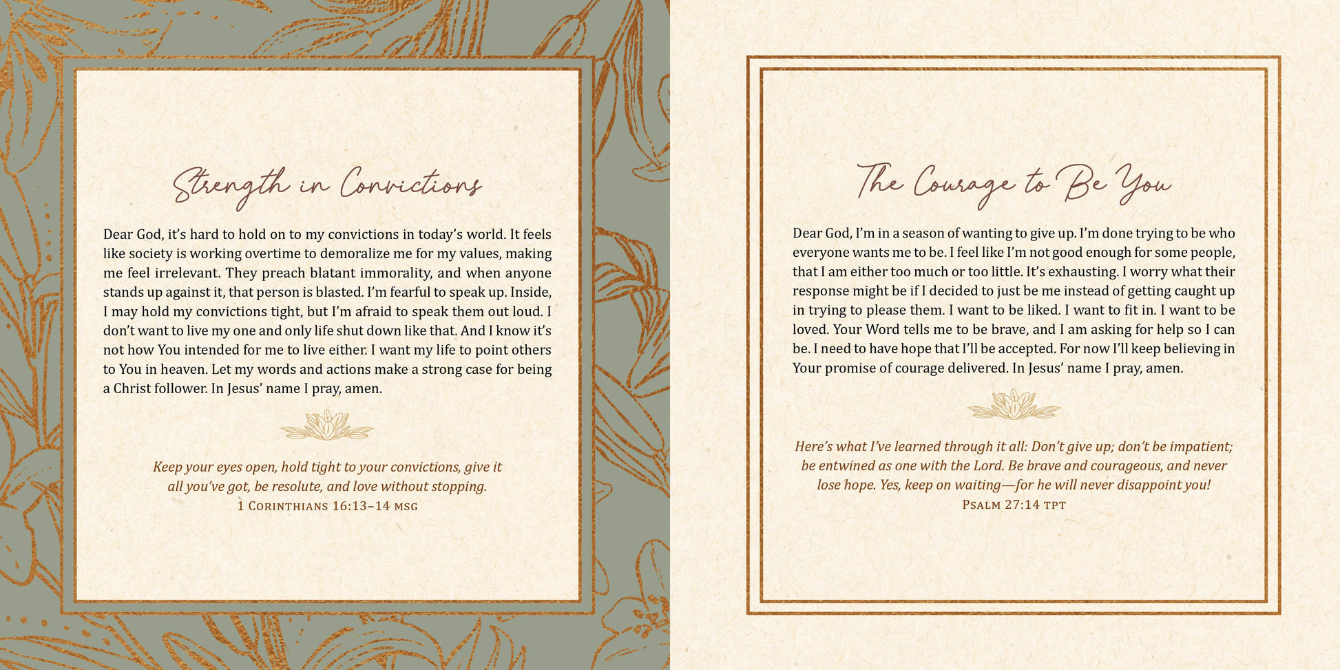 Devotions and Prayers for a Fearless Faith - With Purpose Boutique