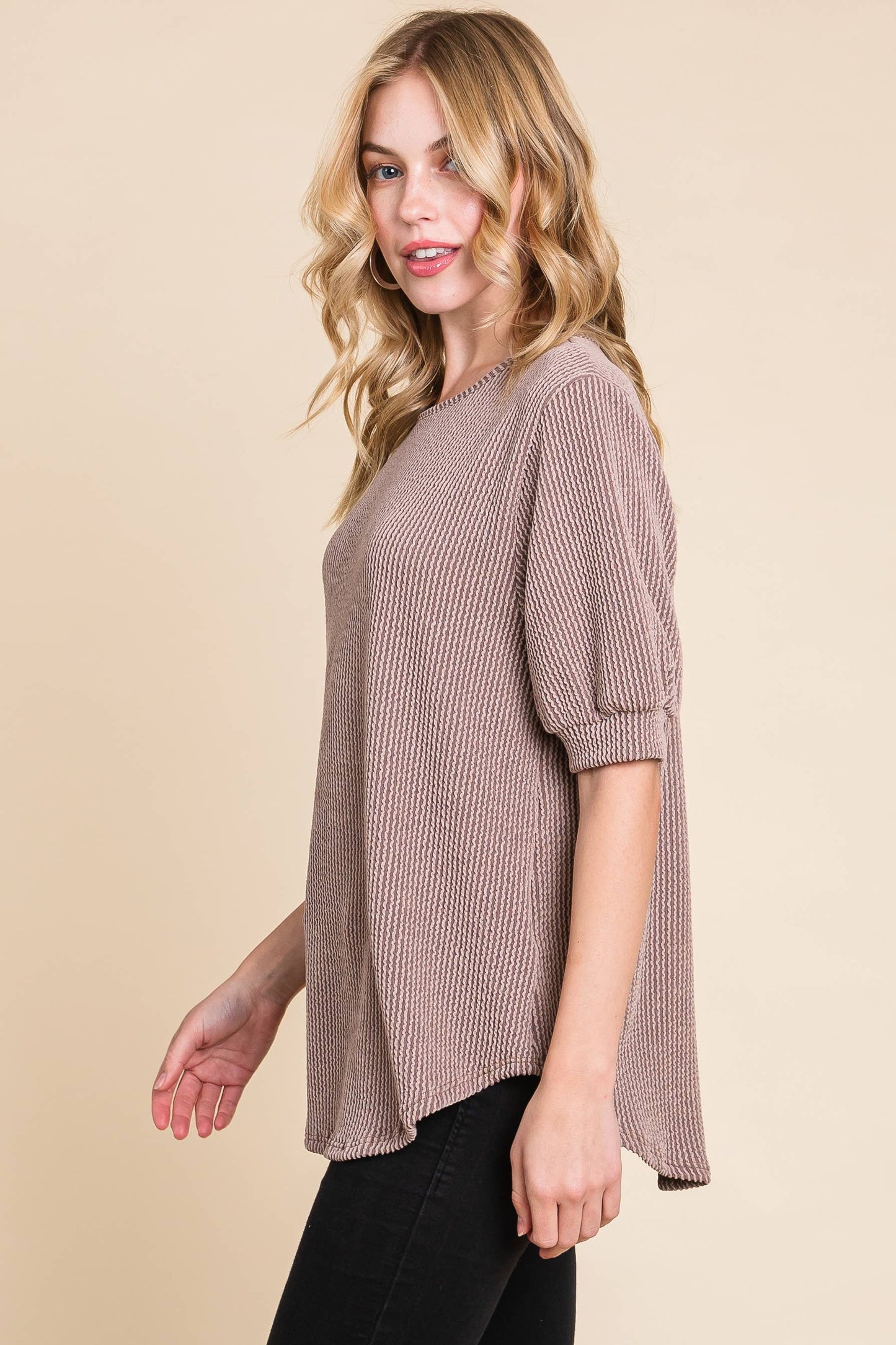Ribbed in Style Top