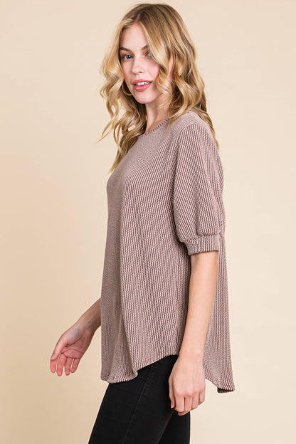 Ribbed in Style Top