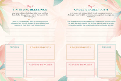 A Year of God's Goodness:A Prayer & Praise Tracker for Women - With Purpose Boutique