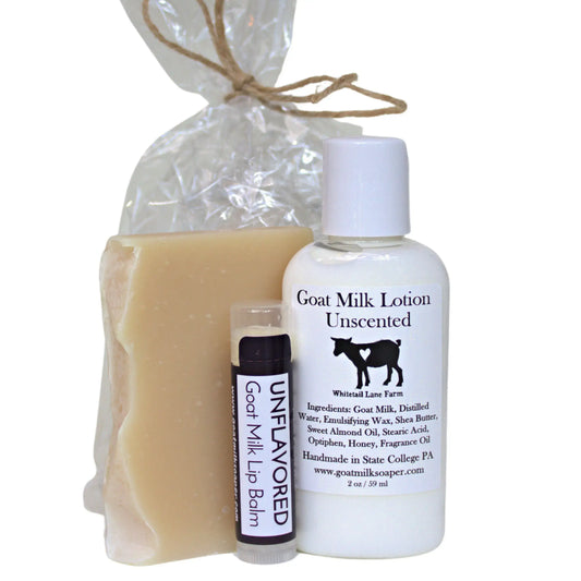 Gift Pack - Mini Soap, Lotion and Lip Balm Bundle - With Purpose Boutique