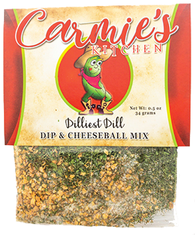 Carmie's dilliest dill dip and cheeseball mix