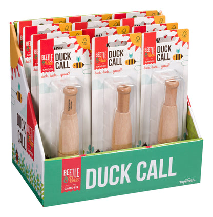 Kid play duck call