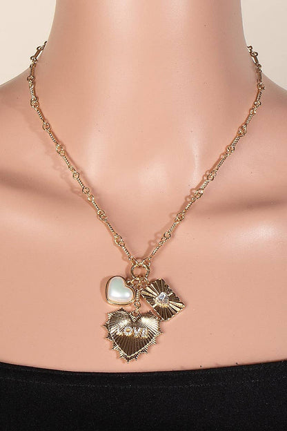 Heart Love Charm Necklace