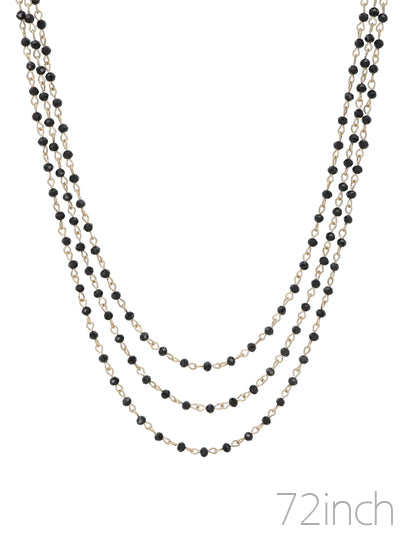Classic bead necklace