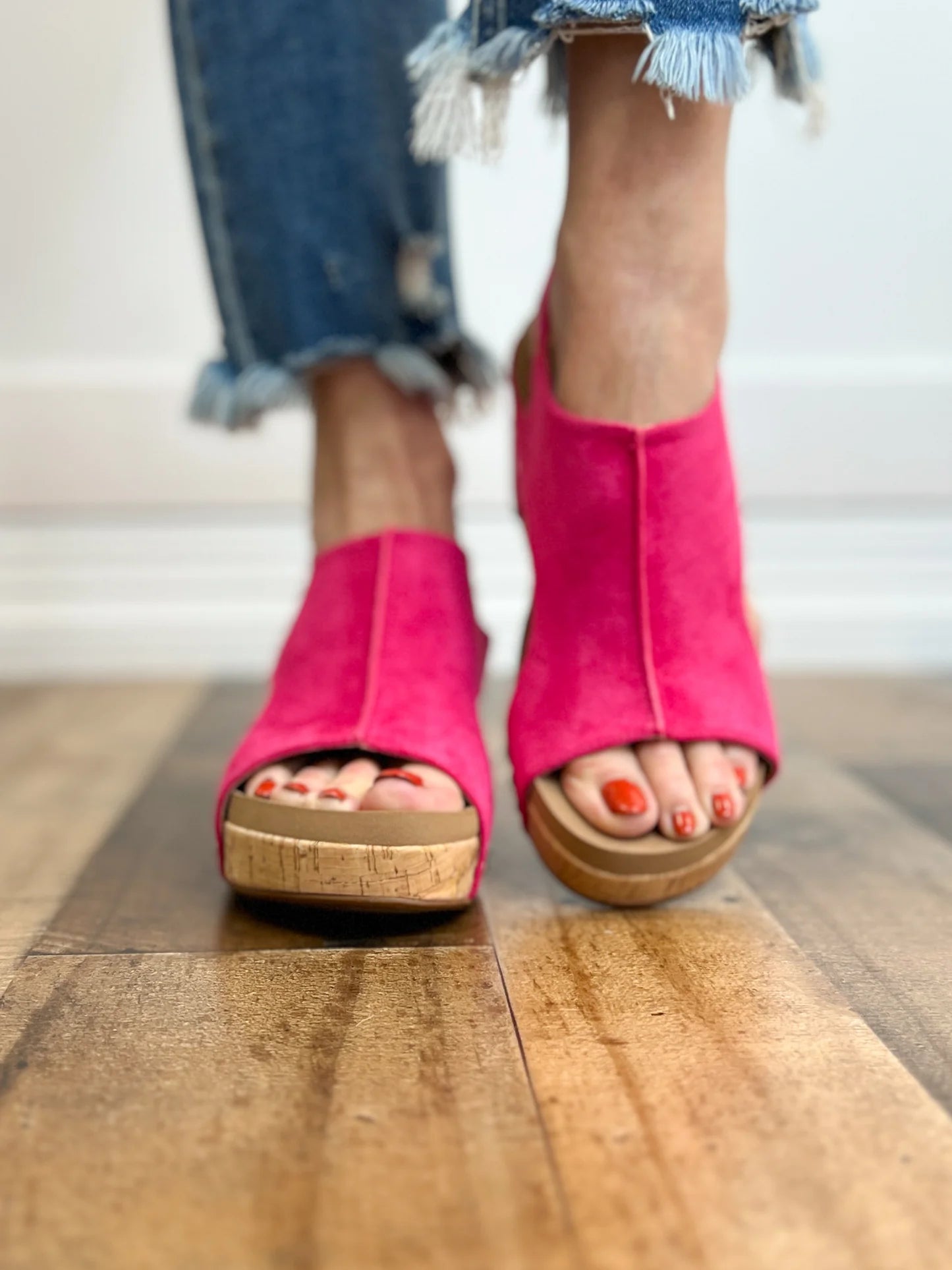 Corky's Carly Fuchsia Wedges