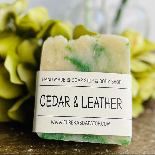 hot processed hand poured soap with goat's milk 