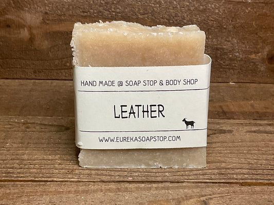 Arkansas hand poured Leather soap