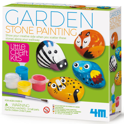 4M Garden Stone Painting Kit, DIY Art, Kids