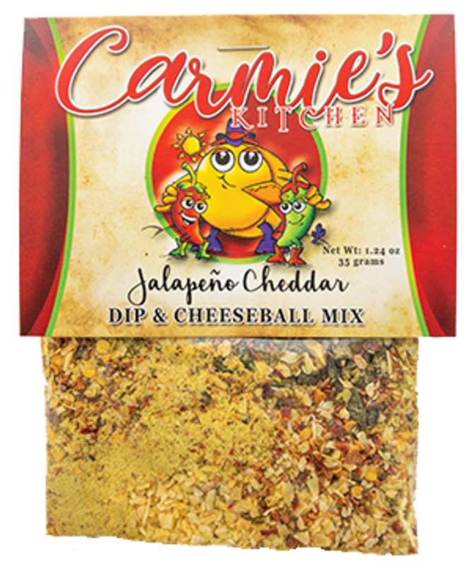Carmie's Kitchen Jalapeno Cheddar Dip and Cheeseball Mix