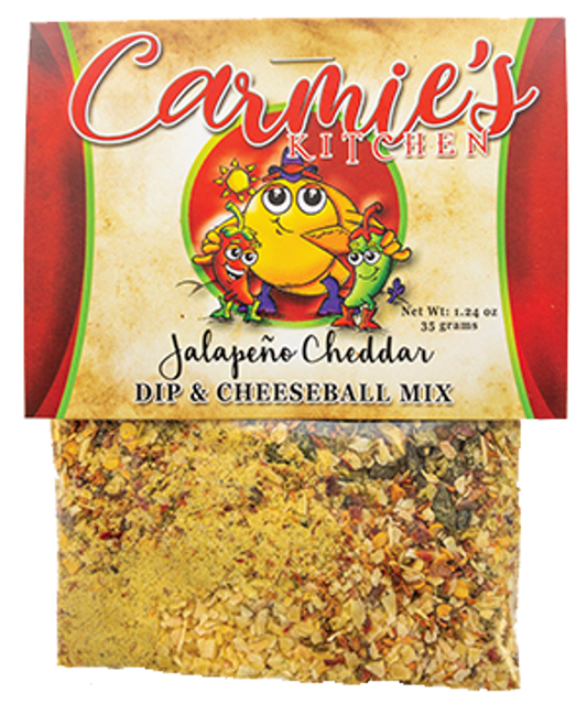 Carmie's Kitchen Jalapeno Cheddar Dip and Cheeseball Mix