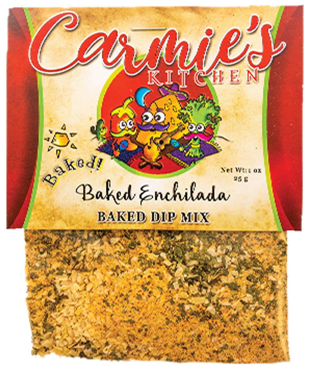 Carmie’s Kitchen Baked Enchilada Baked Dip Mix