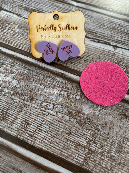 Valentine conversation heart earrings