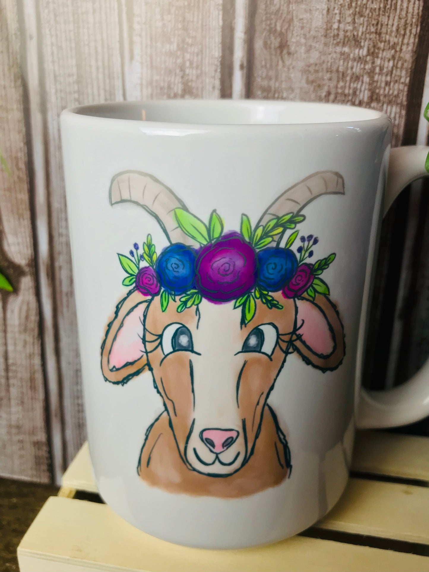 Goat Graphic Mug
