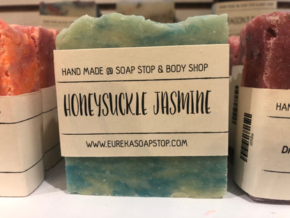 Arkansas Hand poured Honeysuckle Jasmine Soap
