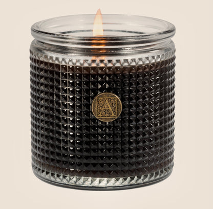 Aromatique The  Smell  of Espresso textured glass candle