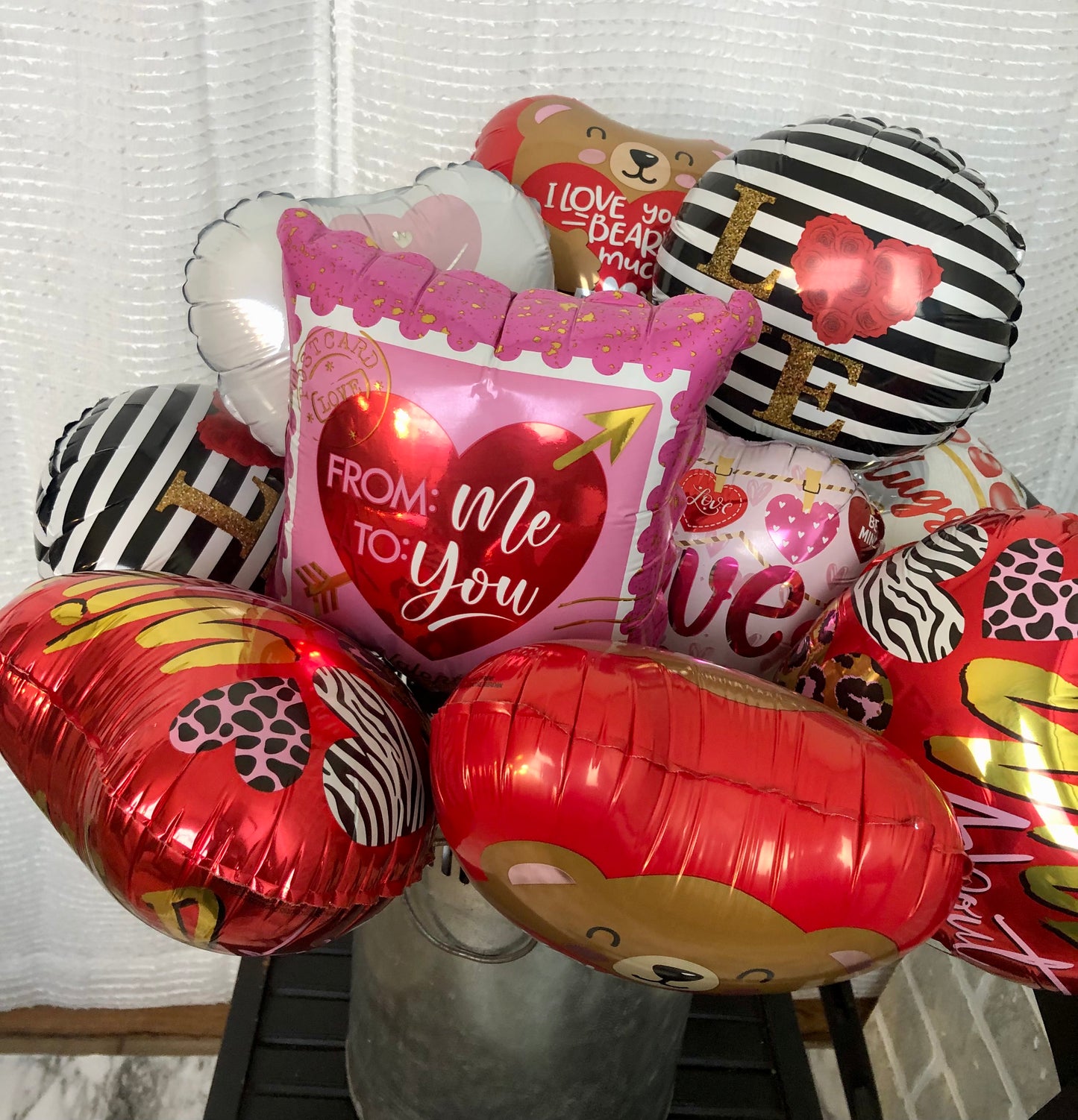Foil Valentines Day Balloons