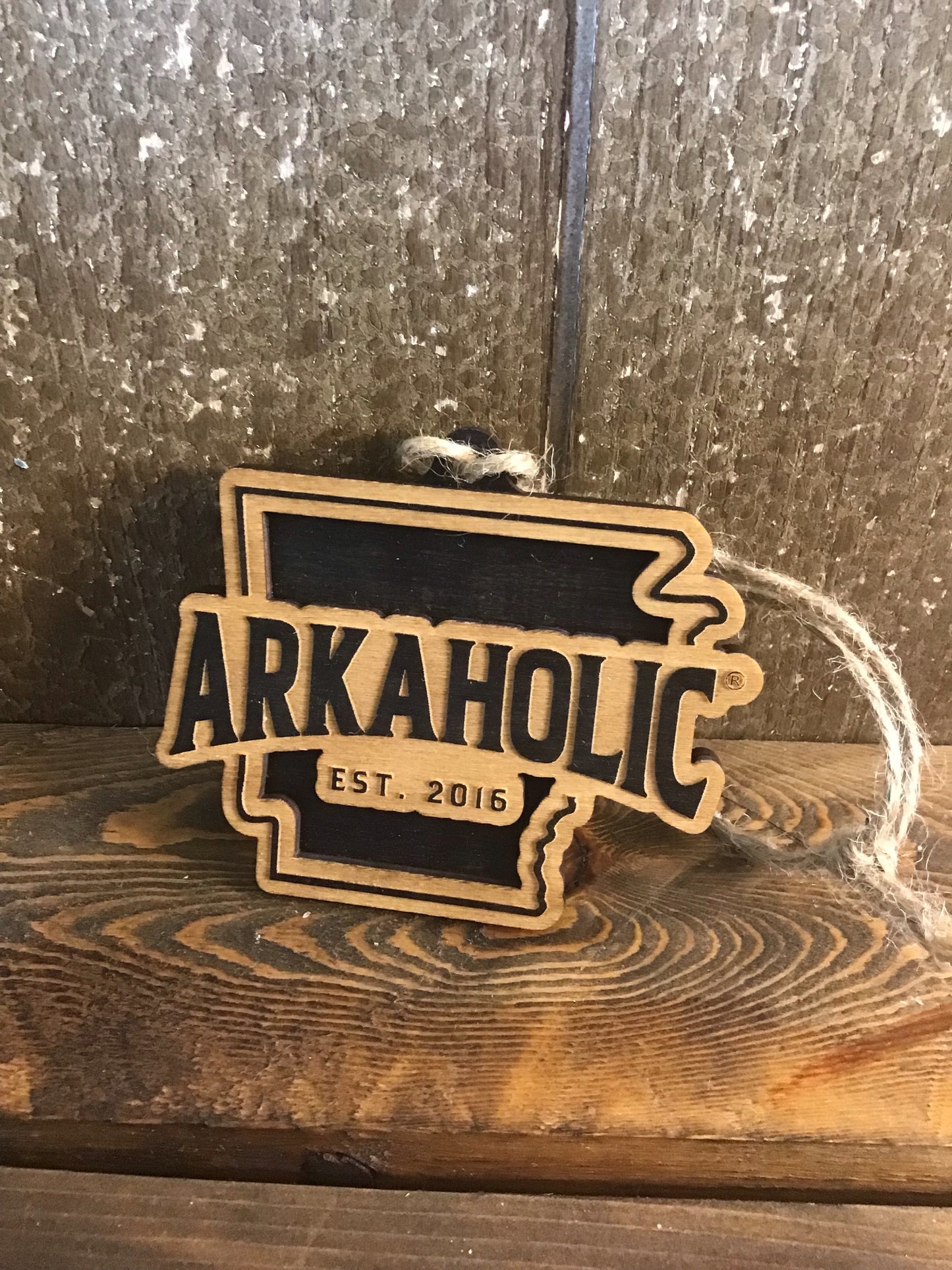Arkaholic "Est 2016" state tag