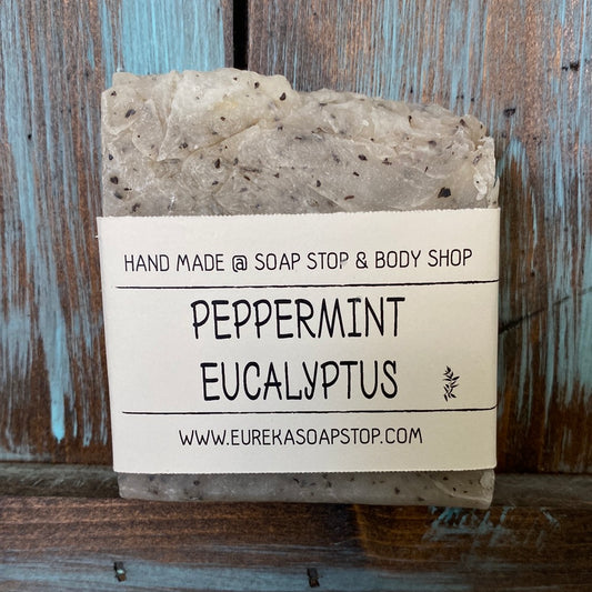 Arkansas hand poured peppermint eucalyptus soap