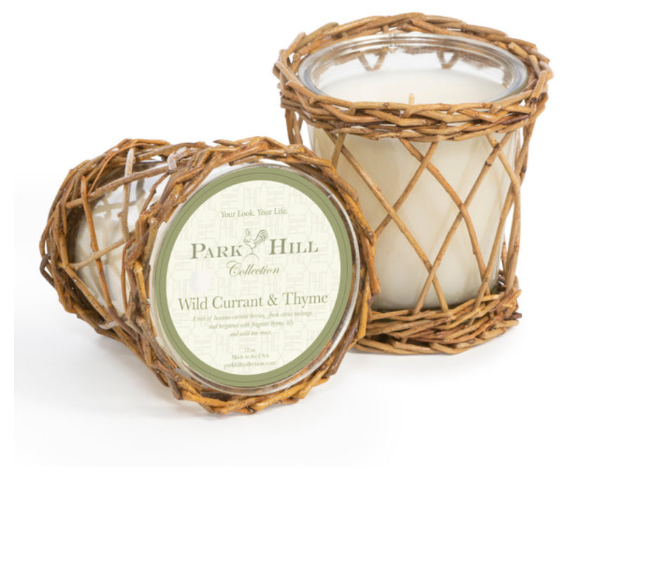 Park Hill Wild Currant & Thyme Willow Candle