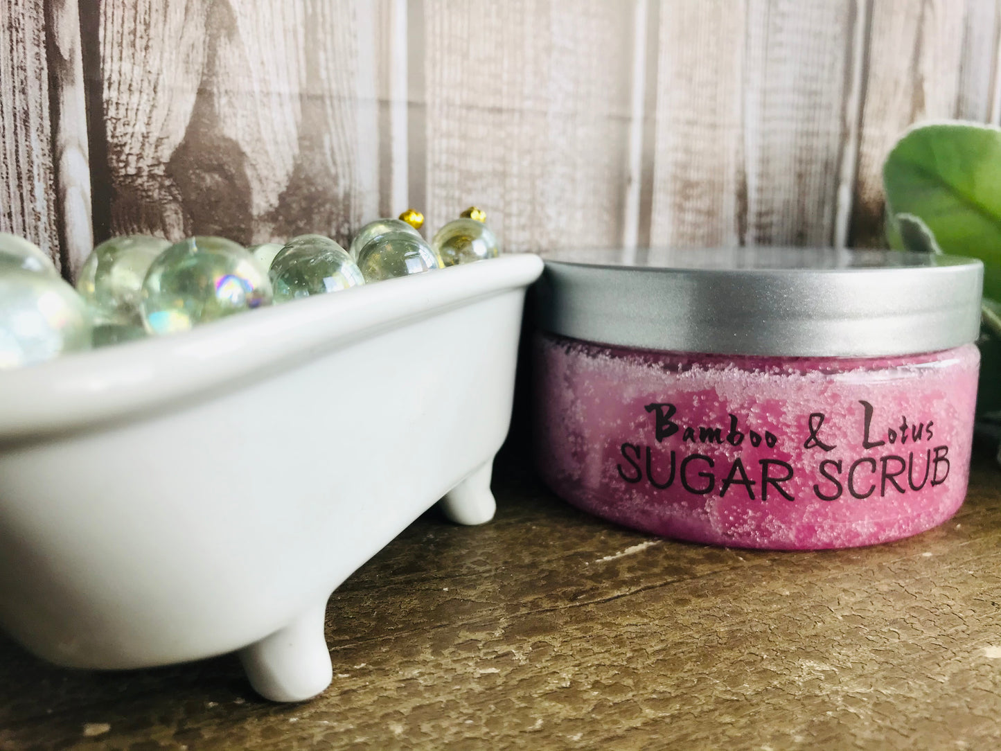 Arkansas made Bamboo & Lotus Sugar Scrub